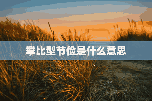 攀比型节俭是什么意思